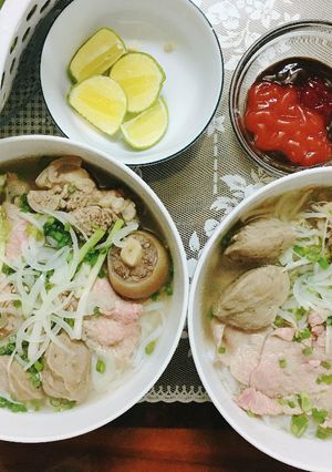 Hình của món Phở Đuôi Bò.