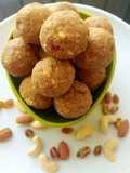 Dry fruits and gond laddu