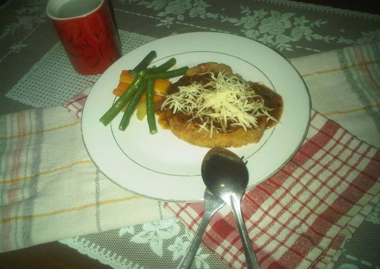 Steak Tempe Saus Lada Hitam