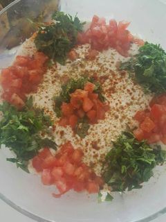 صورة لوصفة فول بالطحينة