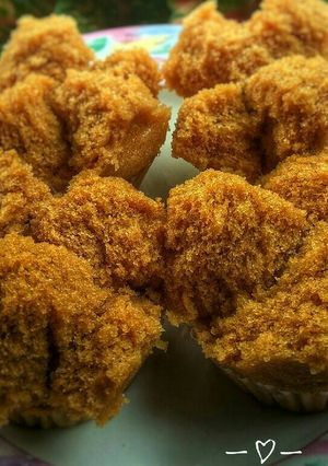 Foto resep Bolu kukus gula merah merekah