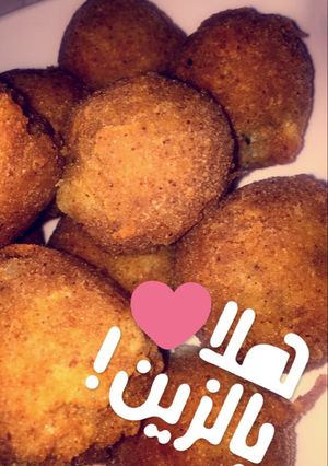 صورة لوصفة كرات البطاطس المقرمشه😋✨