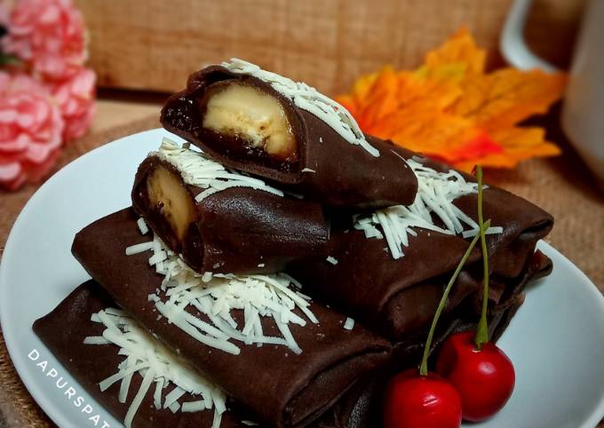 Dadar Gulung Coklat Pisang