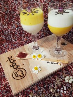 عکسی از دستور حریره بادام ساده و زعفرونی🥰