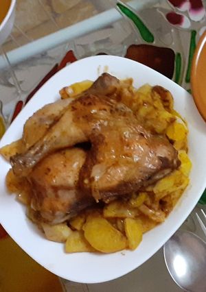 صورة لوصفة بطاطا كوشة بالدجاج