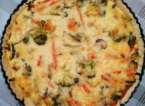 Una foto de Quiche de vegetales