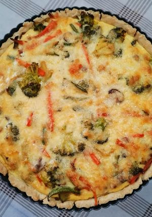 Una foto de Quiche de vegetales