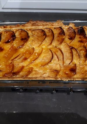 Una foto de Tarta de manzana con masa brisa