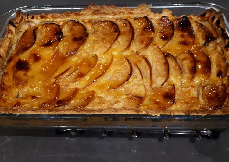 Tarta de manzana con masa brisa