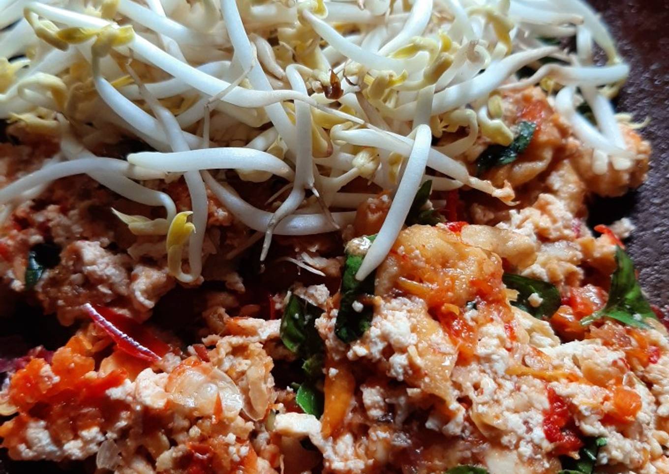 Sambel tahu tempe kemangi