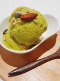 ไอติม sorbet อะโวคาโดนมอัลมอนด์ ของหวานเจ โลว์คาร์บ