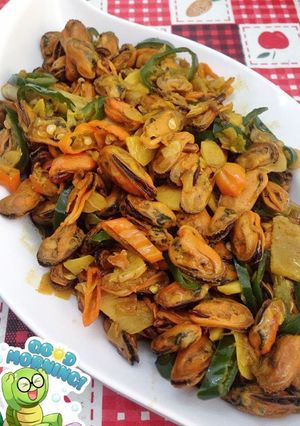 Foto resep Kerang cabe ijo 🔥