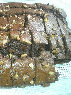 Una foto de Brownie de chocolate