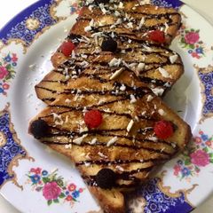 A picture of Creamy French toast.