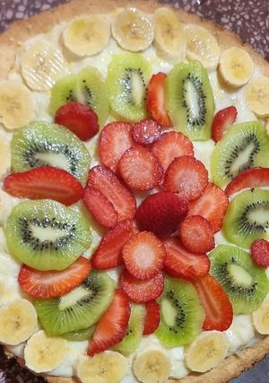 Una foto de Torta de frutas primavera!! #paracompartir 😋