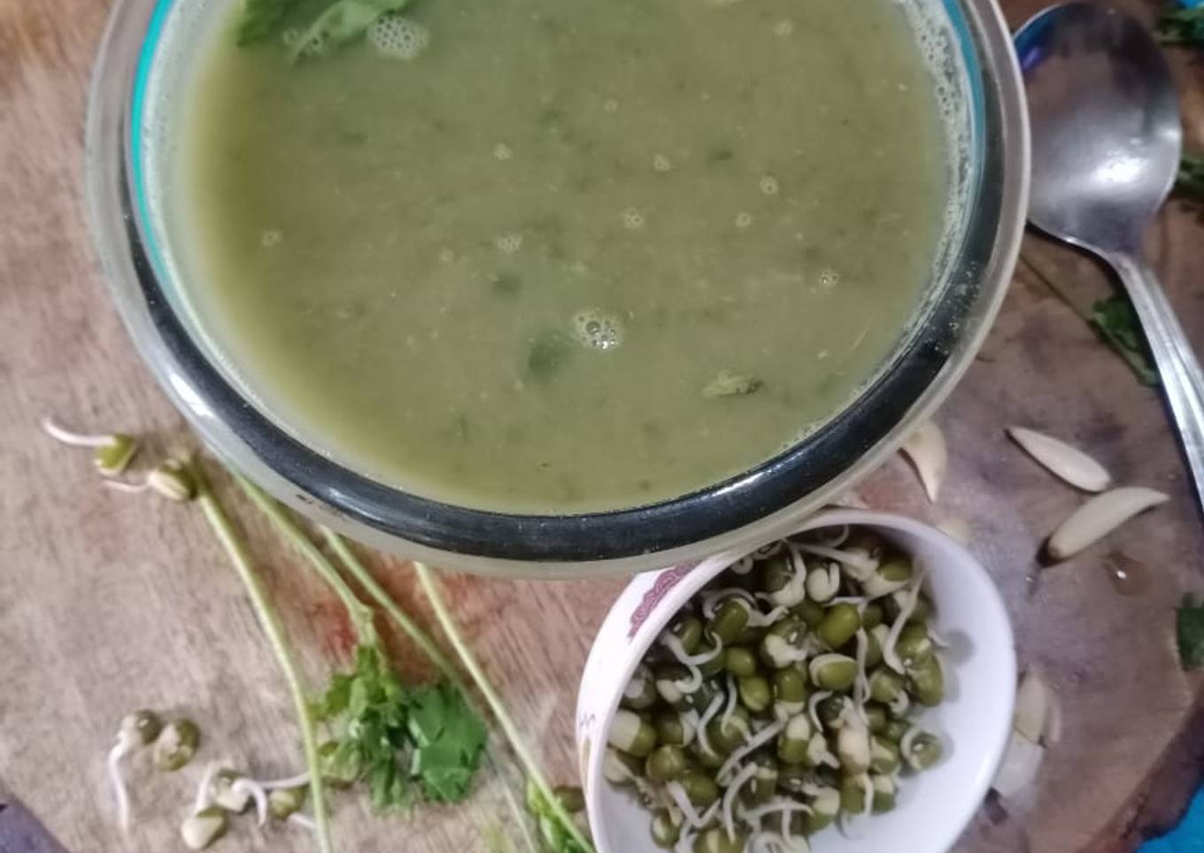Whole moong soup