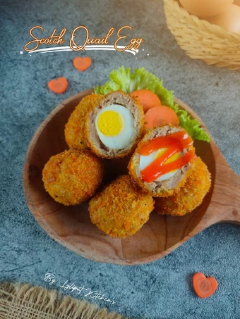Cara Sederhana Membikin Resep  Scotch Quail Egg yang Enak Banget, Enak