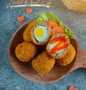 Cara Sederhana Membikin Resep  Scotch Quail Egg yang Enak Banget, Enak