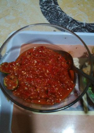 Foto resep Syambel rebus terasi😈😇😂