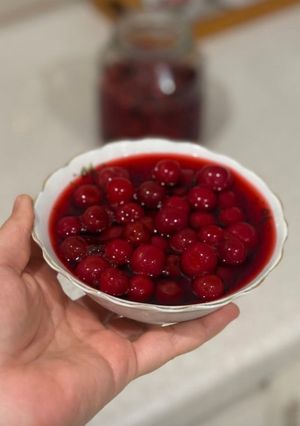 عکسی از دستور ترشی آلبالو🍒😍