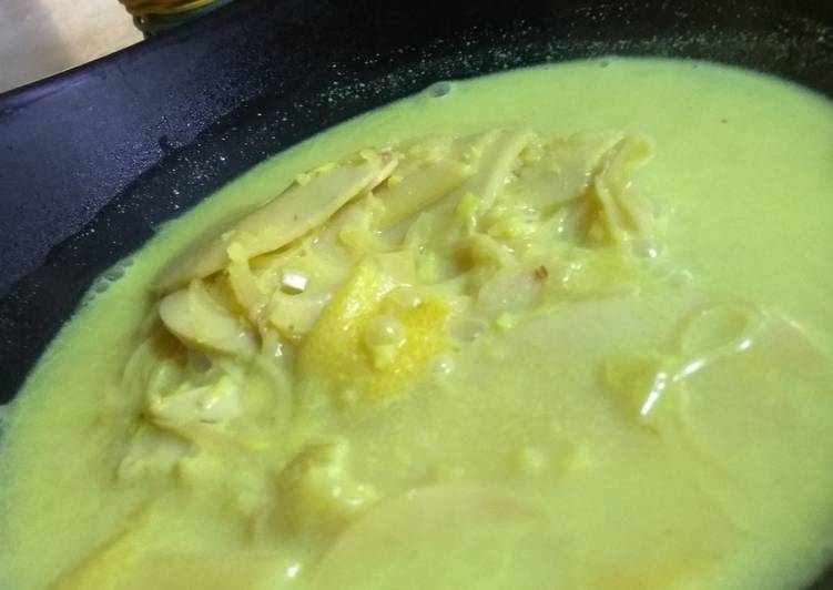 Resep masakan Jangan bung (lodeh rebung) | Langkah Membuat Jangan bung (lodeh rebung) Yang Bikin Ngiler