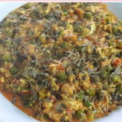 A picture of #Matar.Corn Paneer Bhurji.