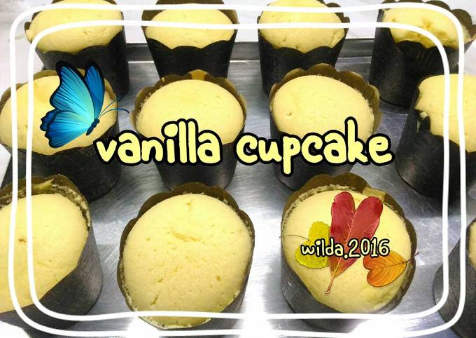 🌸Vanilla Cupcake 🌸 (simple for beginner) foto resep utama