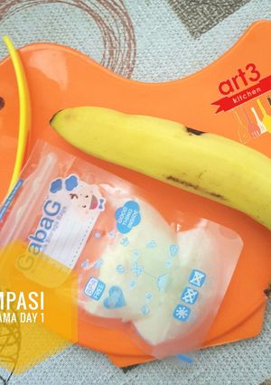 Foto resep Puree pisang #mpasi