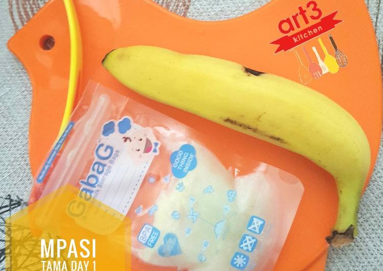 Resep masakan Puree pisang #mpasi | Cara Masak Puree pisang #mpasi Yang Menggugah Selera