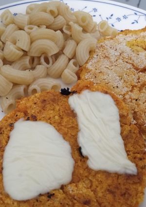 Una foto de Hamburguesas de zapallo y garbanzos 🤌