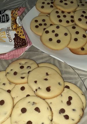 Una foto de Galletas con chips de chocolate