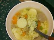Gambar sup egg tofu
