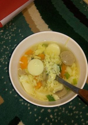 Foto resep Sop Tofu Telur