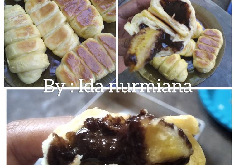 Roti pisang coklat empuk ekonomis tanpa oven anti gagal