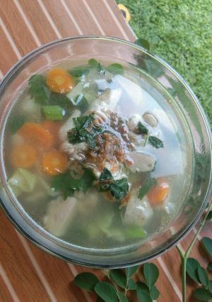 Foto resep Sop Ayam Daun Kelor