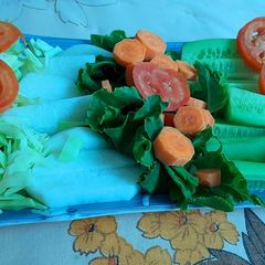 A picture of HEALTHY Rainbow Tropical Salad❤.