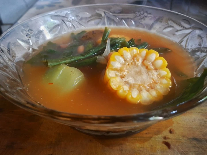 Cara Gampang Membikin Resep Sayur Asam bumbu ulek yang Uenak Anti Ribet, Mantap Sekali