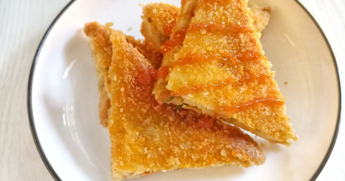 Roti Kroket Goreng Ala Korea