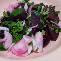 A picture of Healthy Beet salad #mycookbook.