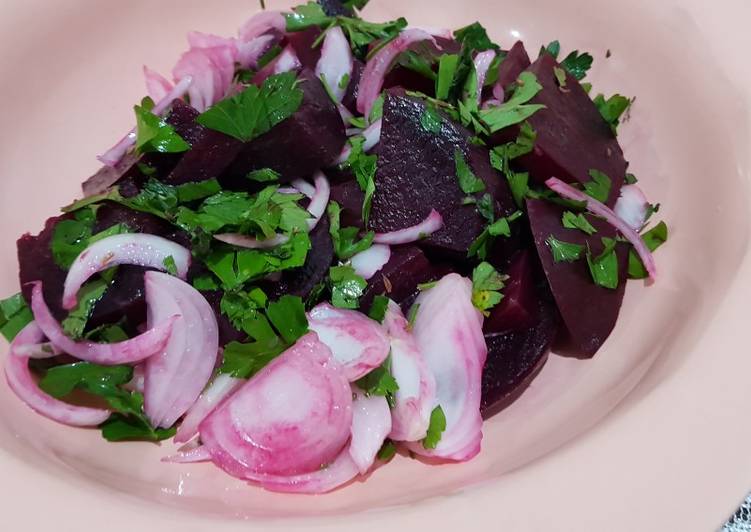 Easiest Way to Make Any-night-of-the-week Healthy Beet salad #mycookbook