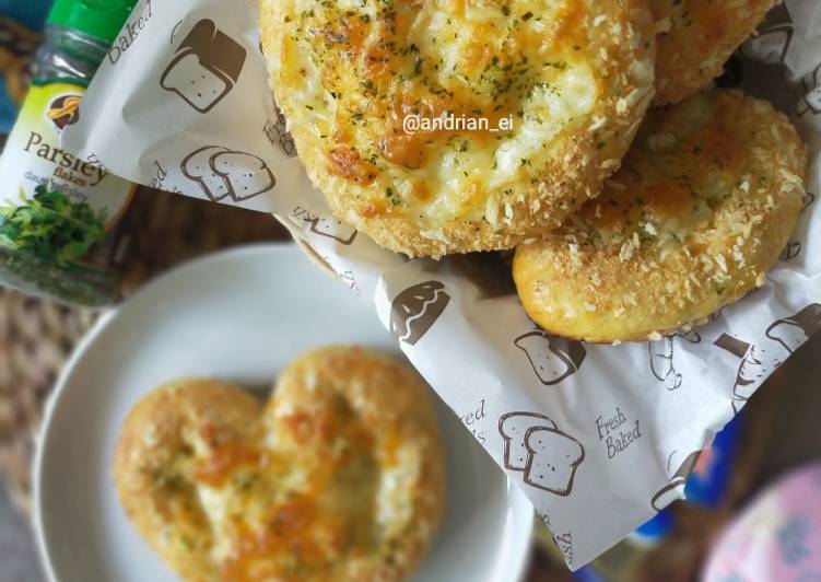 Love Shape Mozarella Bread