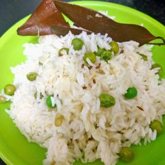 A picture of Peas pulao.