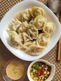 Cilantro, Shiitake Mushroom, and Pork Dumplings