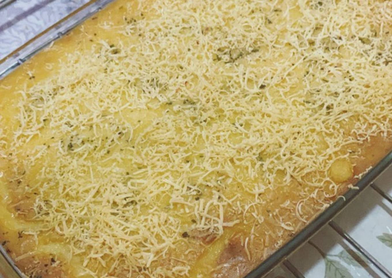 Cheesy Macaroni Schotel with Wagyu