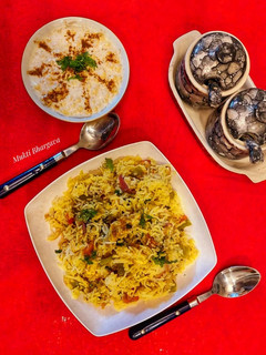 हैदराबादी वेज बिरयानी रेसिपी मुख्य फोटो