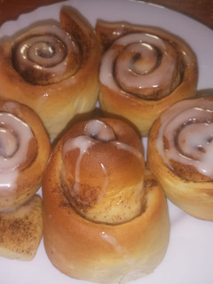 A picture of Cinnamon rolls.