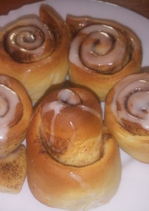 A picture of Cinnamon rolls.