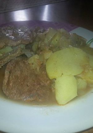 Una foto de Bifes a la criolla