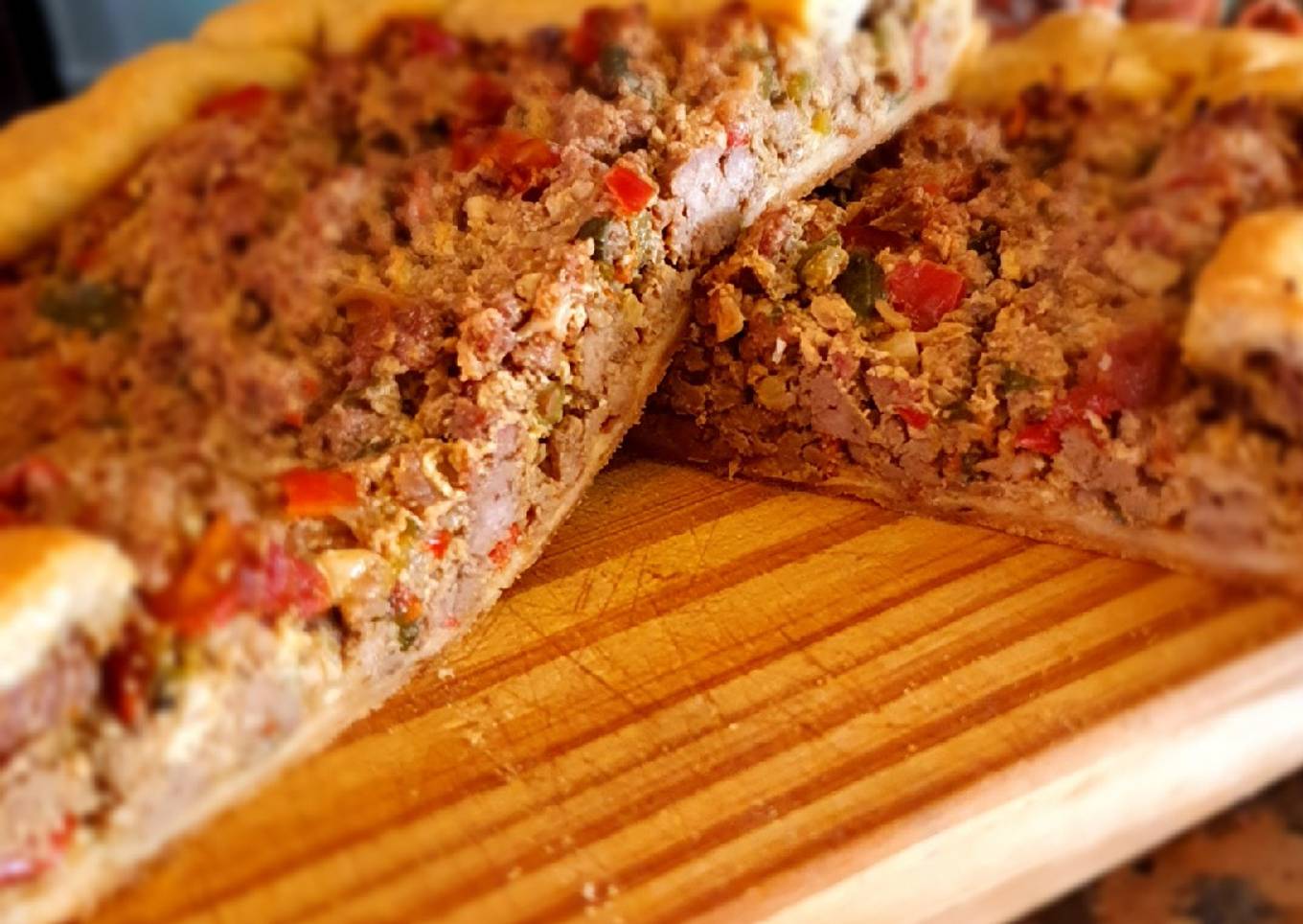 Tarta de zapallito con carne picada