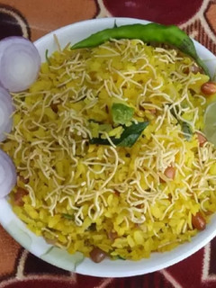 A picture of Kanda Bateta poha.